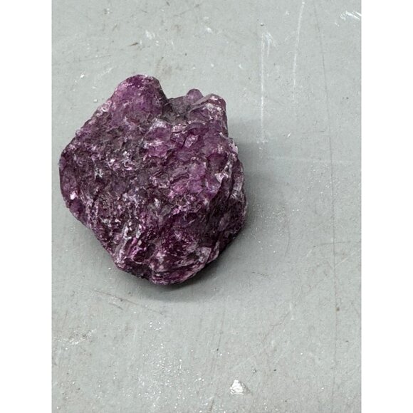 Raw Purple Rough Gemstone Specimen For Collectors Jewelry Making 1.5x1.5" READ - Picture 2 of 8